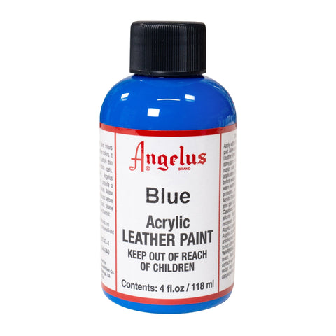 Angelus Blue Acrylic Leather Paint - 4 oz.