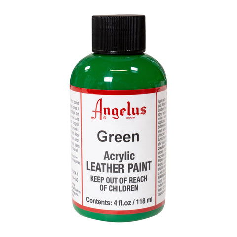 Angelus Green Acrylic Leather Paint - 4 oz.