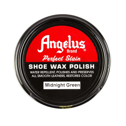 Angelus Midnight Green Shoe Wax Polish