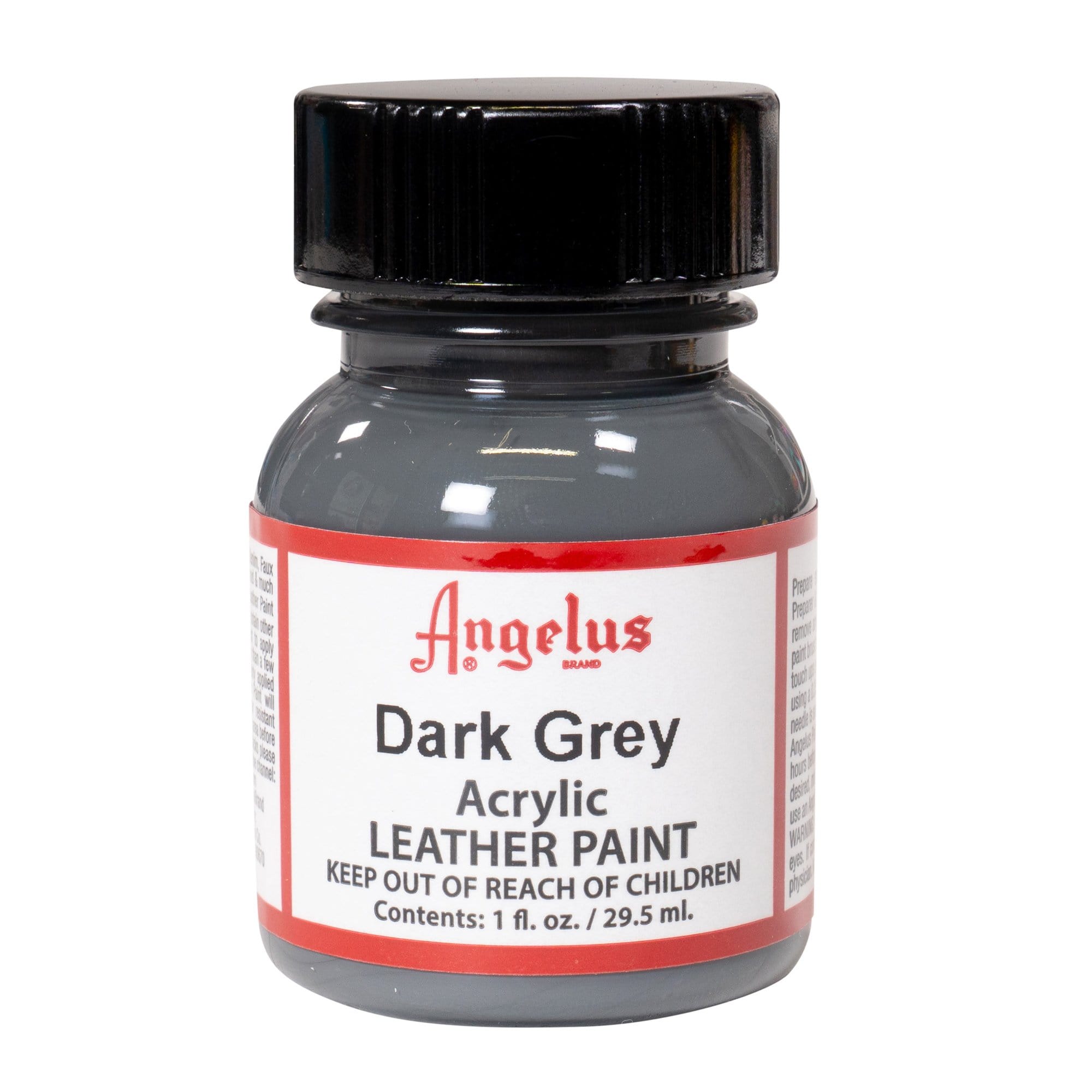 Angelus Acrylic Leather Paint - Black 1 oz