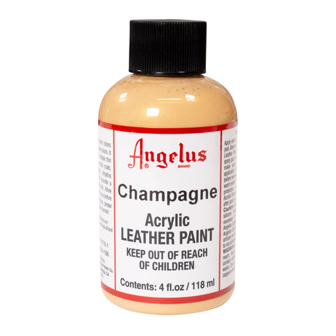 Angelus Champagne Acrylic Leather Paint - 4 oz.