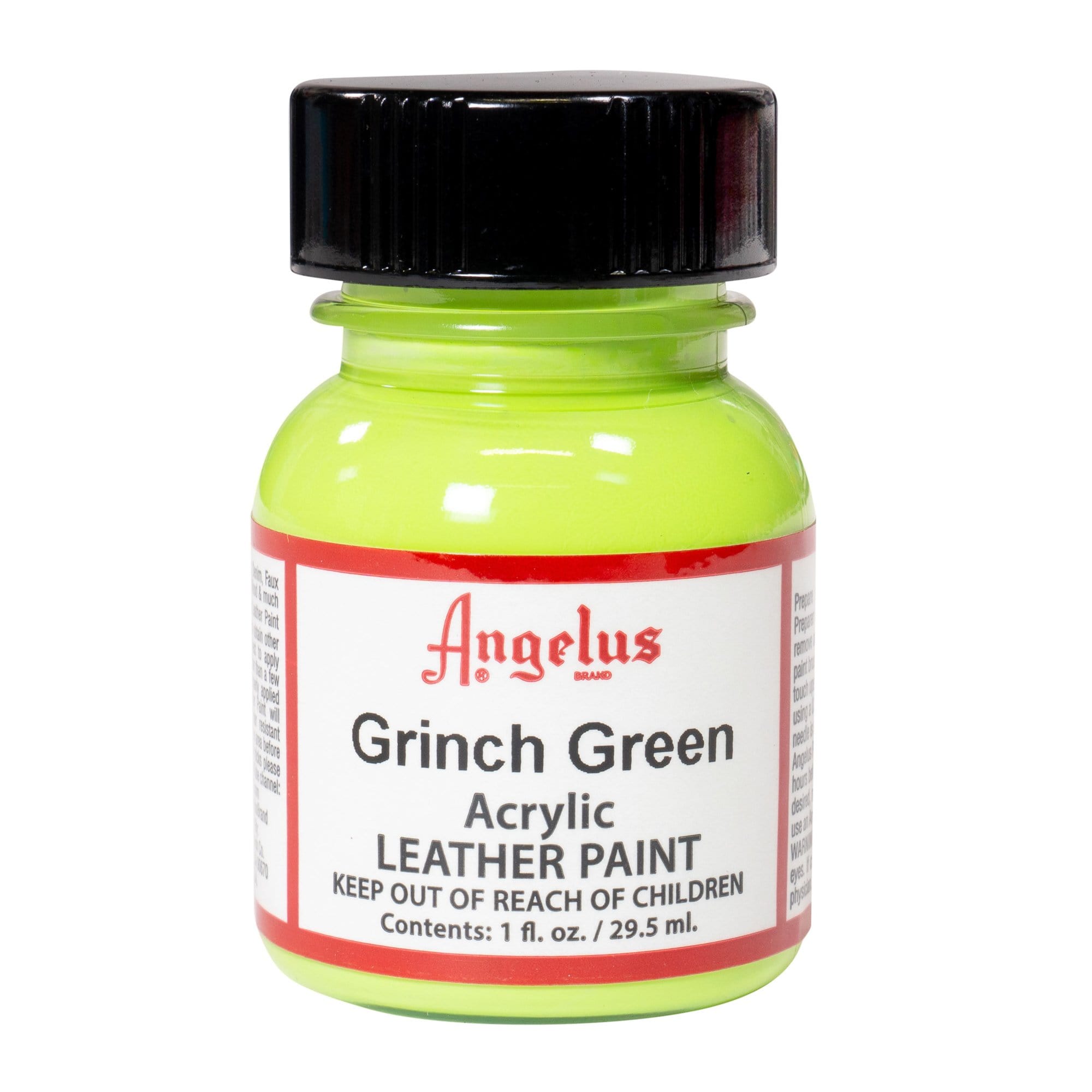 Angelus Grinch Green Acrylic Paint 1oz Leather Acrylic Paint Shoe