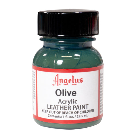 Angelus Olive Acrylic Leather Paint - Flexible Sneaker Paint
