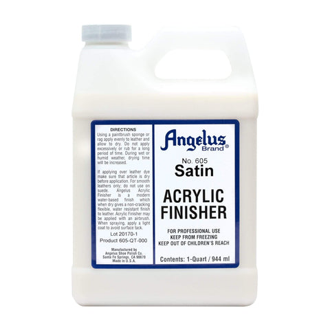 Angelus Satin Acrylic Finisher - No. 605 Quart