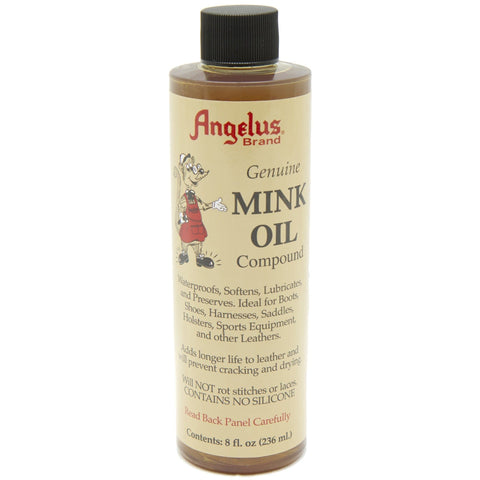 Angelus Mink Oil preserves and conditions leather boots.