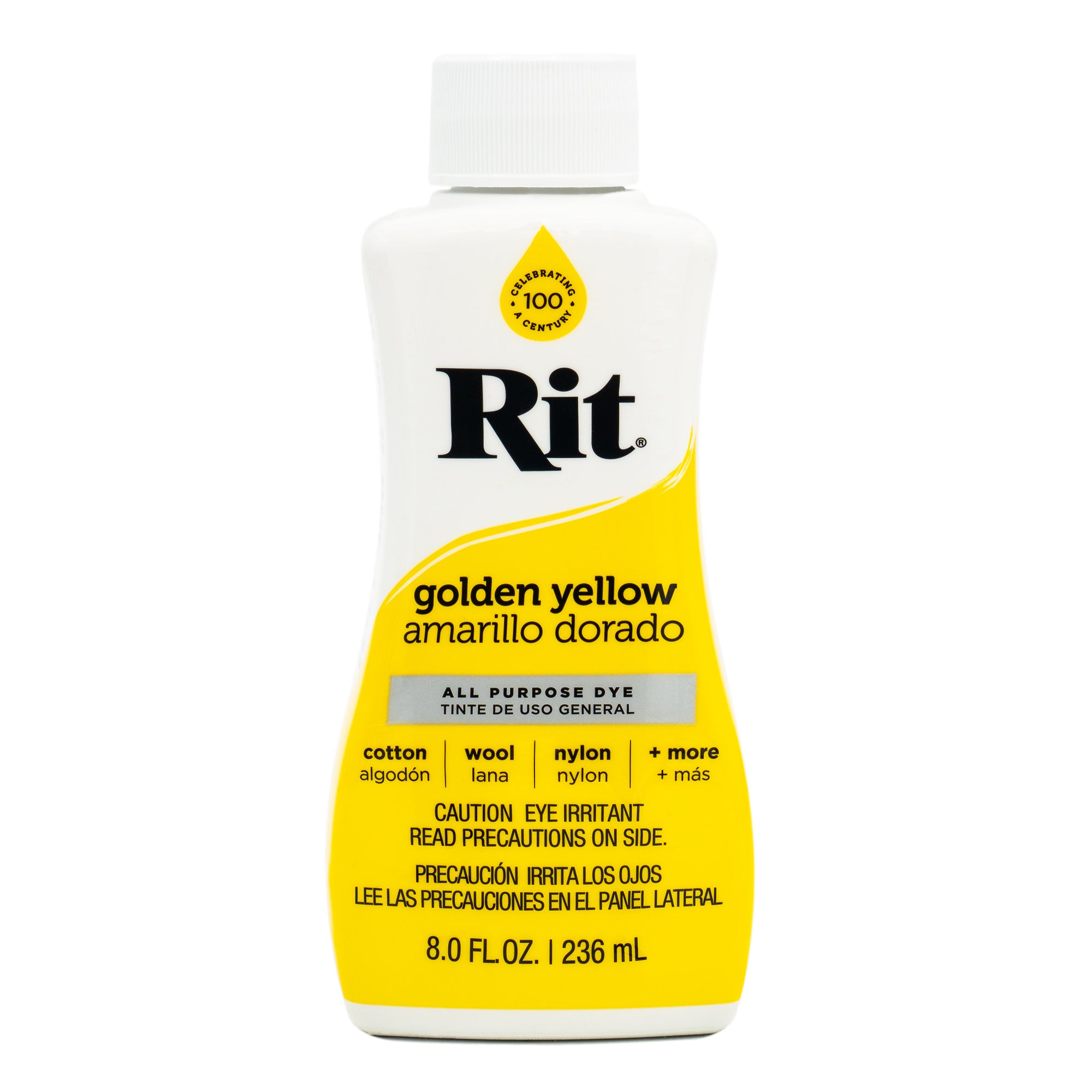 Rit Golden Yellow Liquid Dye - Fabric Dye - Dye & Paint - Notions