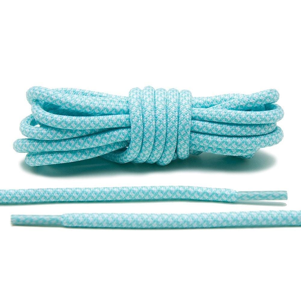 Mint Green/White Rope Laces