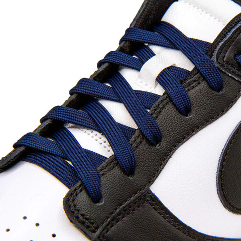 Navy Blue Nike Dunk Shoelaces by Lace Lab