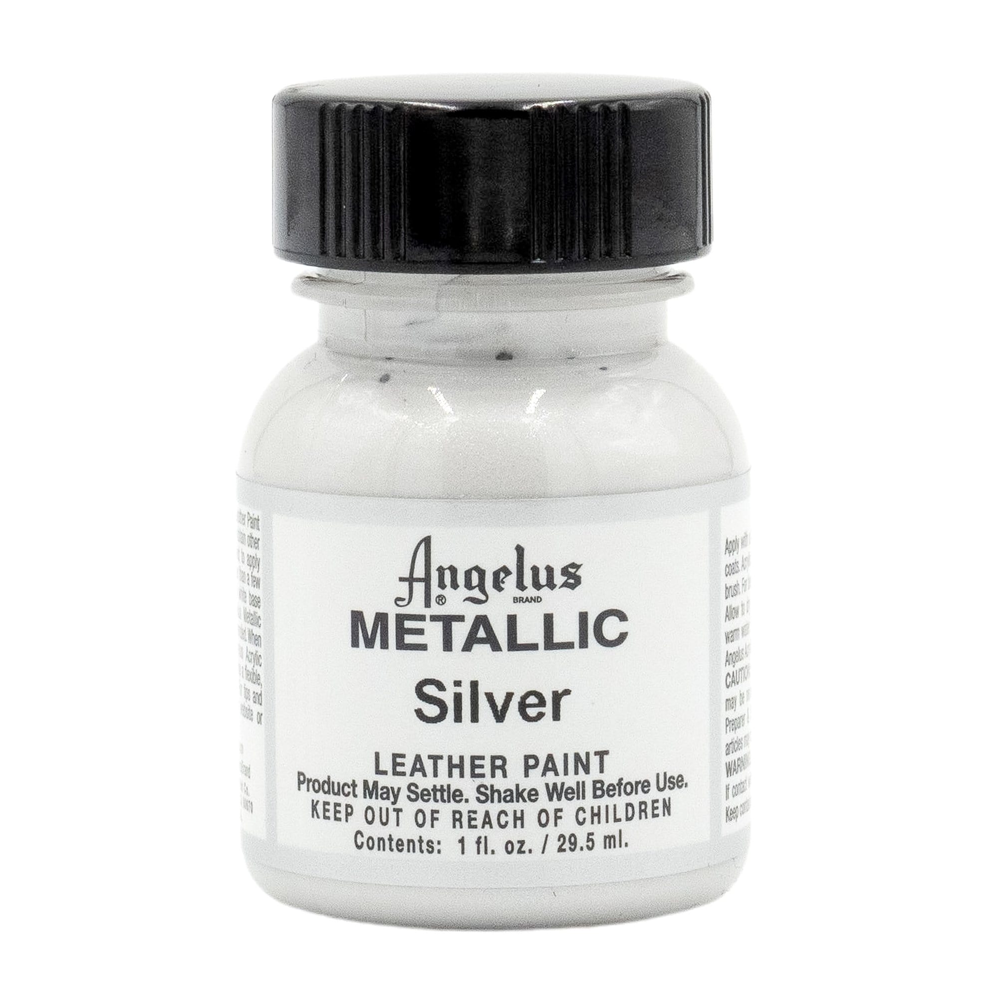 Angelus Leather Paint - 1 oz, Silver
