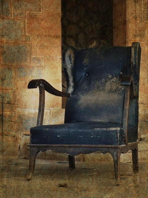 leather armchair