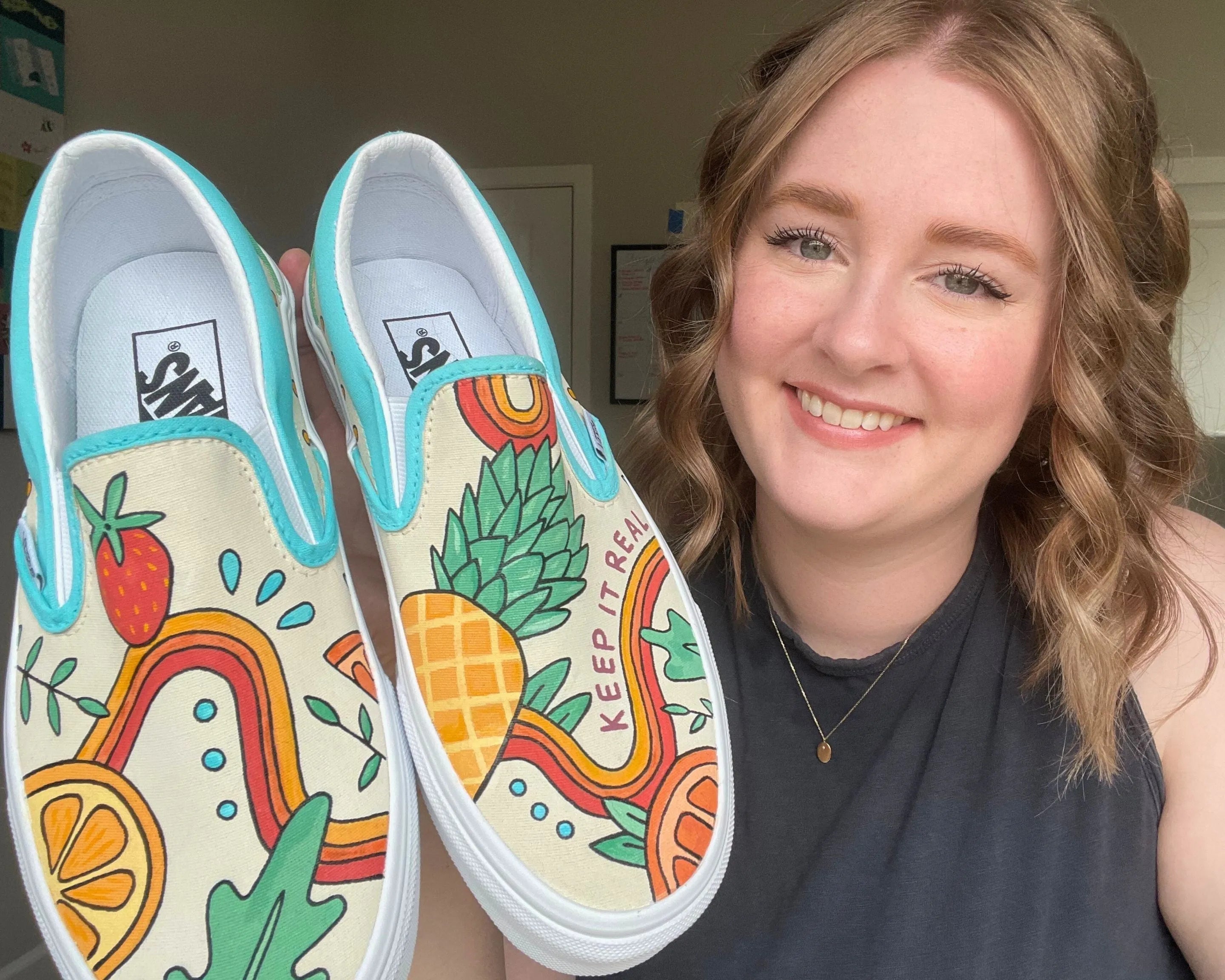 Step-by-Step: How Becca Dwyer Paints Fabric Shoes That Last