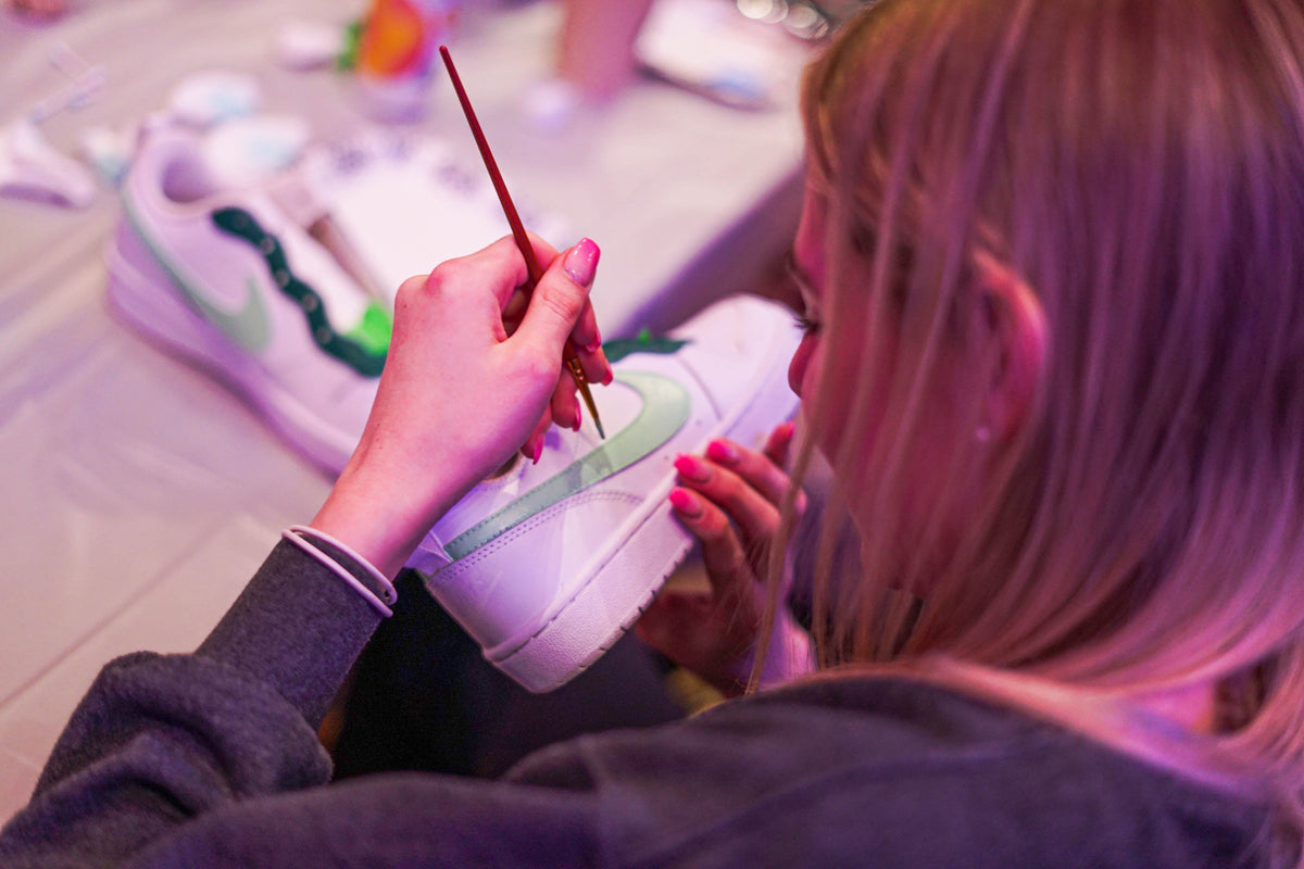 Our Sneaker Painting Workshops are LIVE! Join Us At the Launch Event at Angelus Workshops.