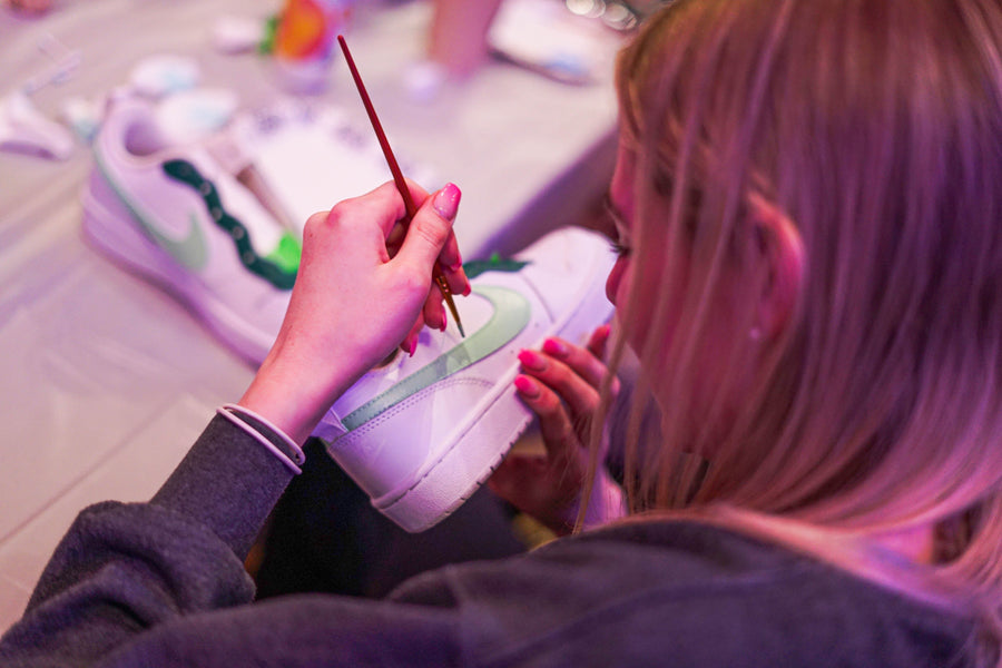 Our Sneaker Painting Workshops are LIVE! Join Us At the Launch Event at Angelus Workshops.