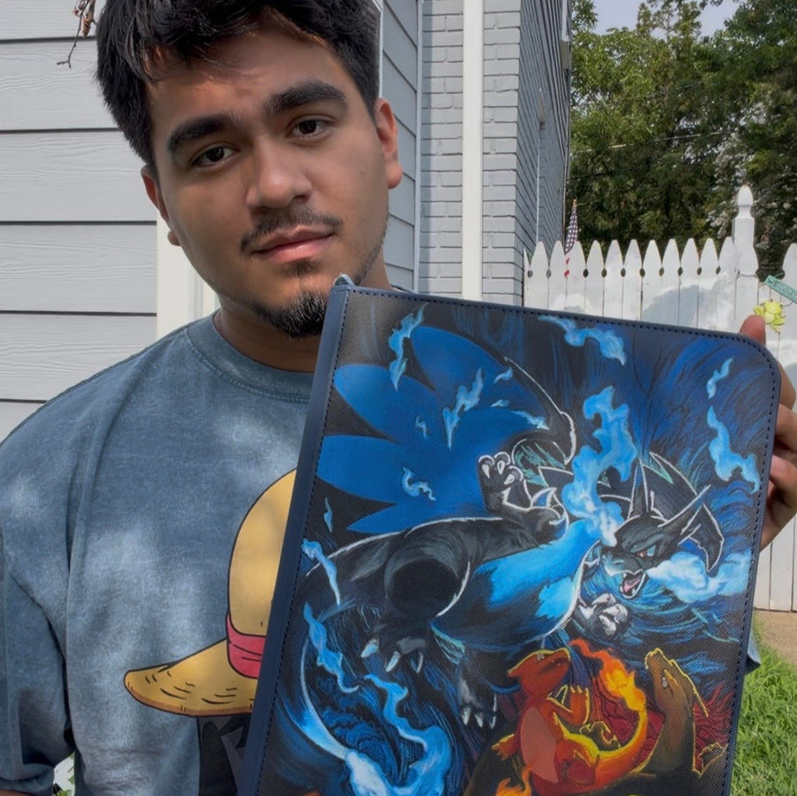 How to Turn Plain Binders into Custom Pokémon Masterpieces Using Angelus Paint With @4daartist