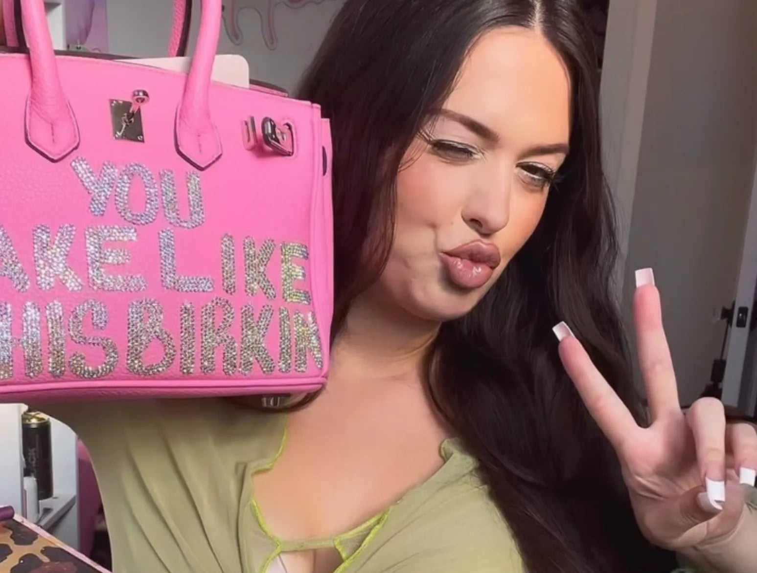 LOVEHELLY Custom Bag with Angelus Paints