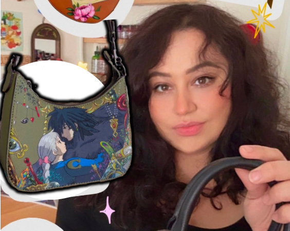 How to Custom Paint a Coach Bag: Studio Ghibli Howl’s Moving Castle with @Littlebrushcustoms