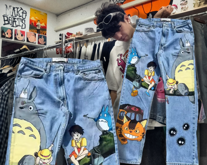 How to Paint Custom Denim Jeans: Angelus Paint Tutorial & Tips With @Ntsmiley15