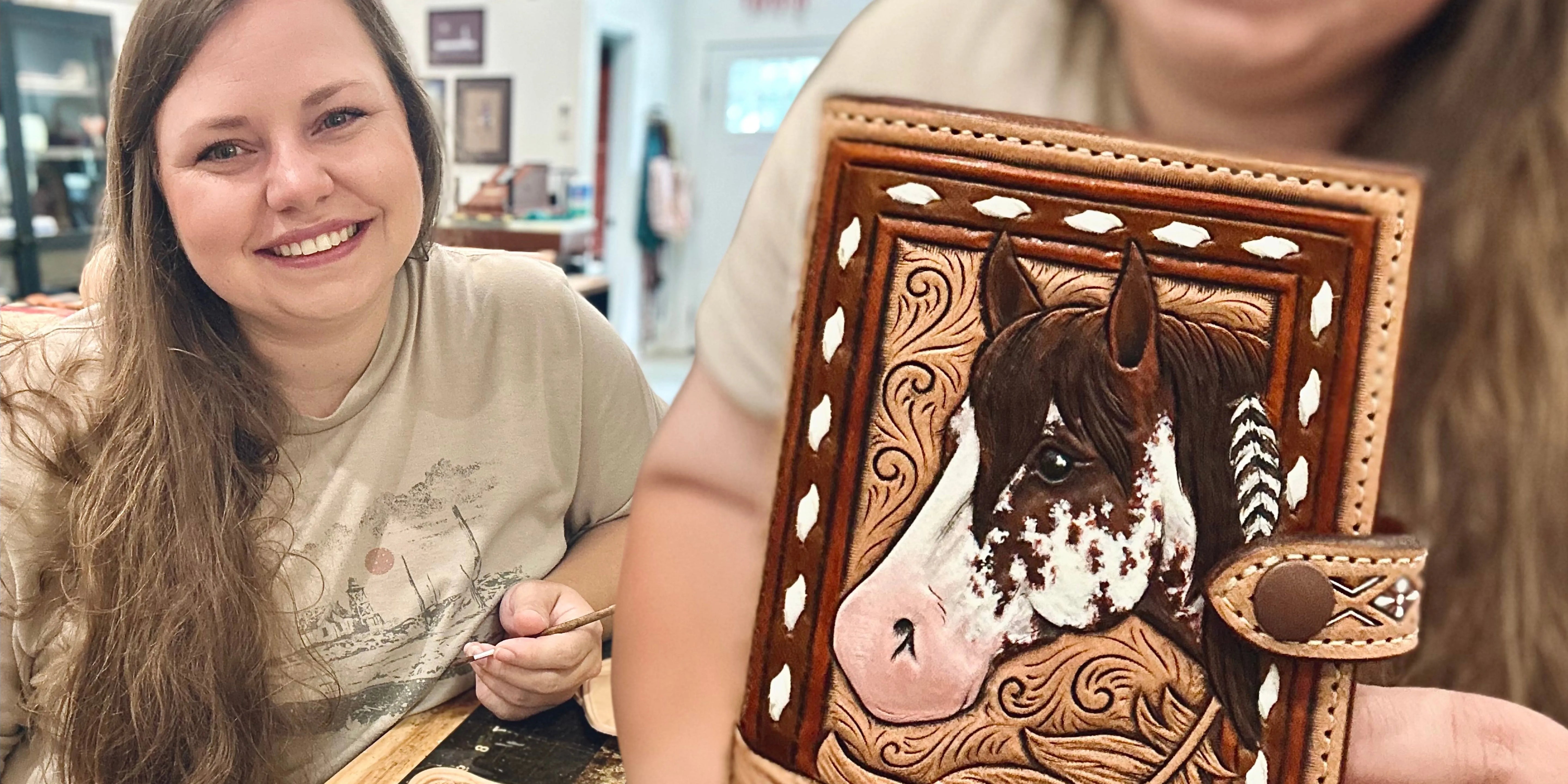 DIY Tooled Leather Painting: Step-by-Step with Lindsay Ferguson
