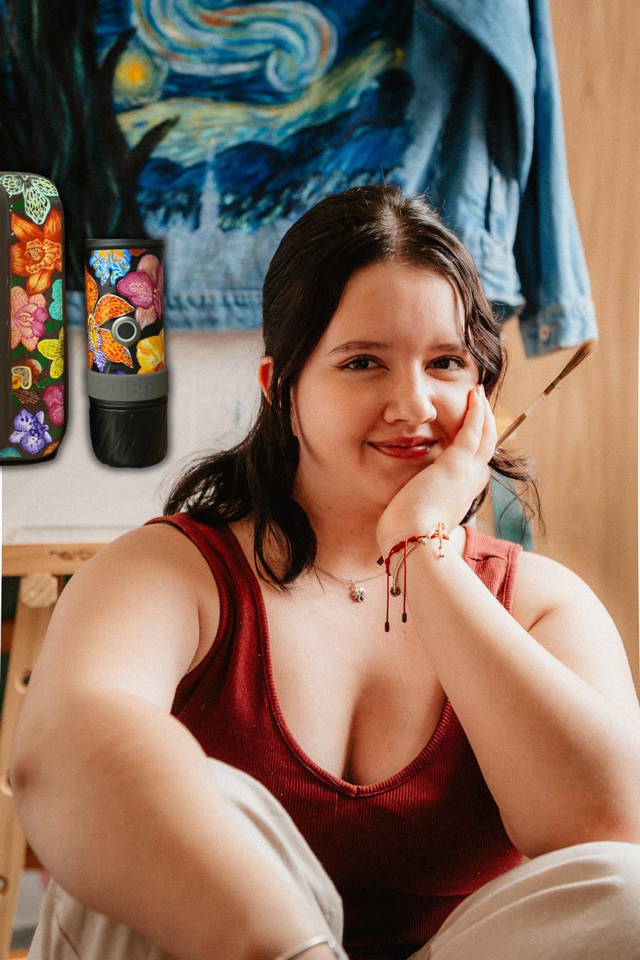 How to Paint a Coffee Machine: Step-by-Step Floral Customization Guide W/ @Alejaflorezart