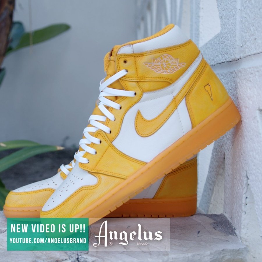 Custom Air Jordan 1 Tutorial: How To Weather Your Shoes - Angelus Direct