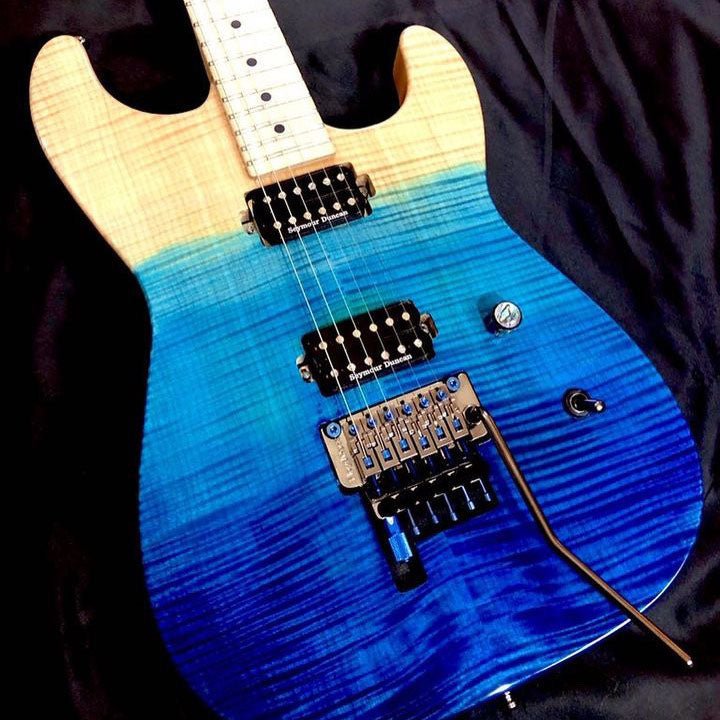 Custom Dyed and Painted Guitars - Angelus Direct