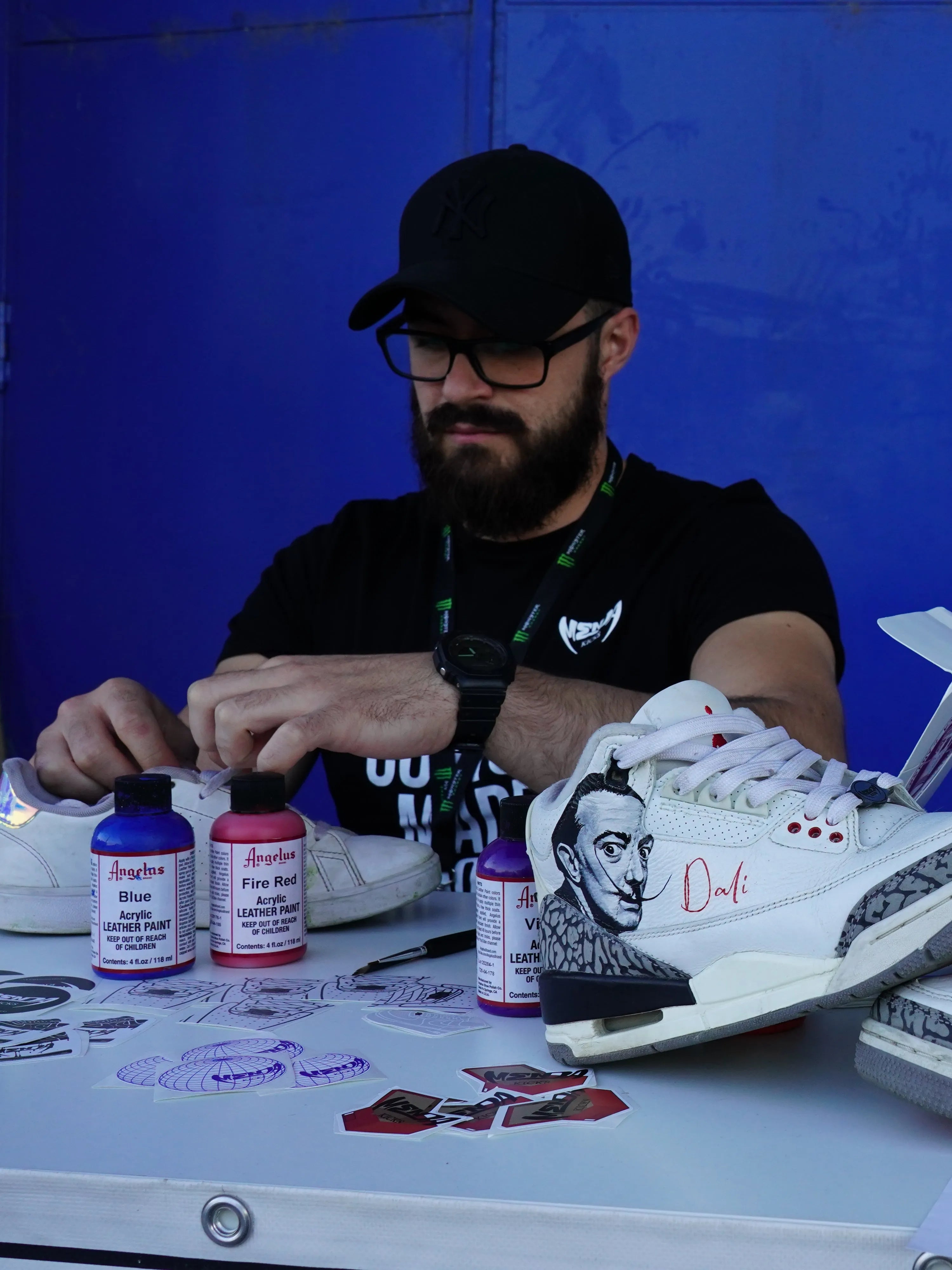How Menda Kicks Transforms Jerseys into Wearable Art Using Angelus Paints