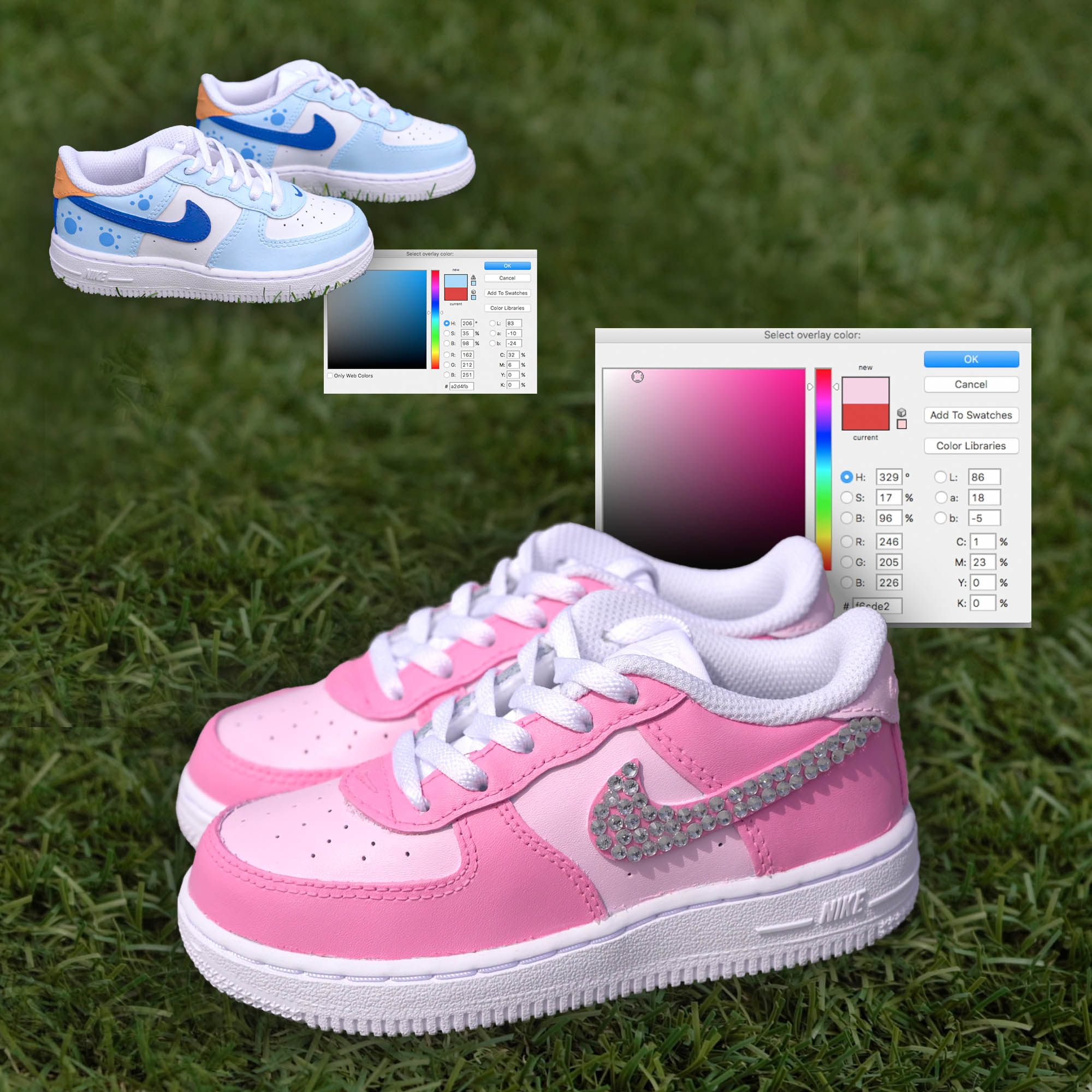 Learn To Color Match Paints to your Mockups | Custom Kids Shoes - Angelus Direct