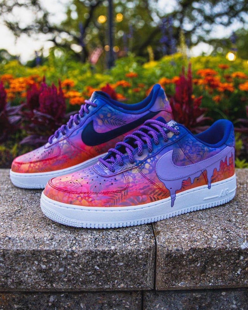 Tropical Sunset Air Force 1s, Mac Miller Converse + More Fresh Customs - Angelus Direct