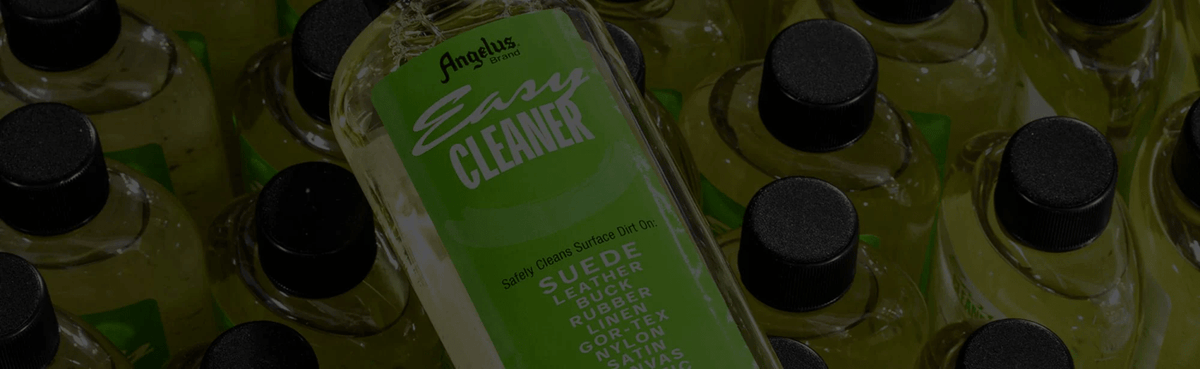 Vegan leather cleaner bottle, Angelus Easy Cleaner for cleaning synthetic leather and sneakers.