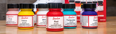 Angelus Acrylic Leather Paints 29.5ml , $9.95 CAPPED SHIPPING