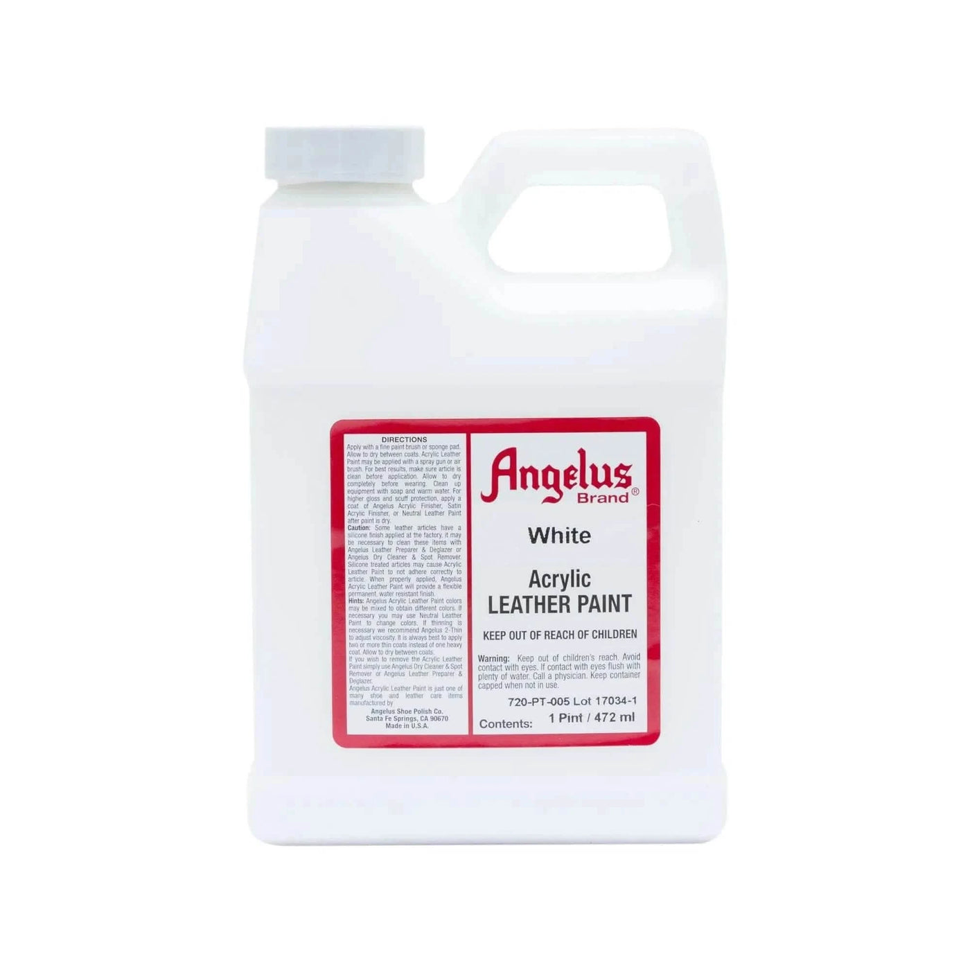 Angelus Direct Angelus White Paint Pint Standard Paint