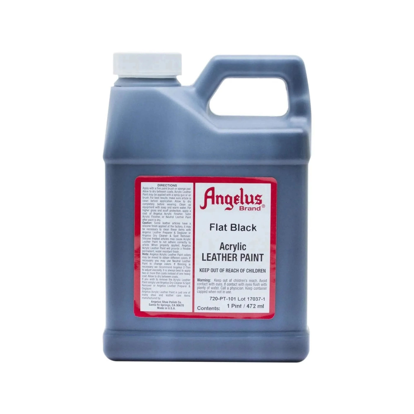 Angelus Direct Angelus Flat Black Paint Pint Standard Paint