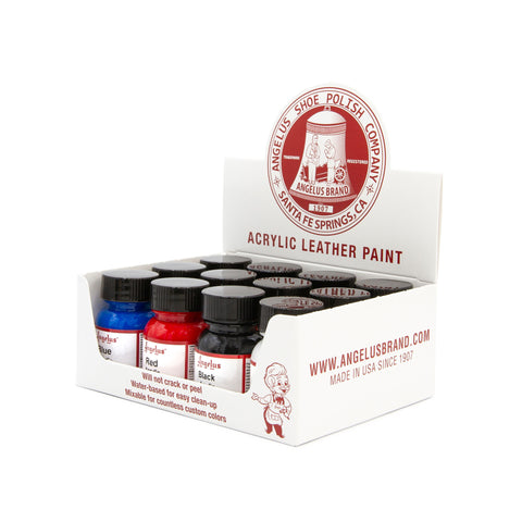  Angelus Leather Paint 4oz Starter Kit Set of Acrylic