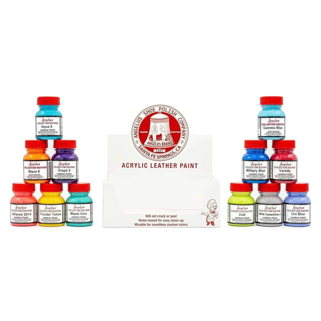 12 Color Acrylic Leather Dye Kit for Shoes Best Sneaker Paint Kit​