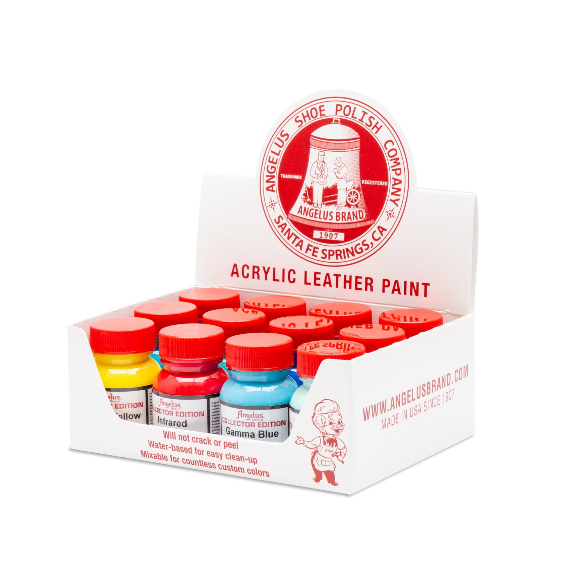 Angelus 12 color assortment kit hotsell
