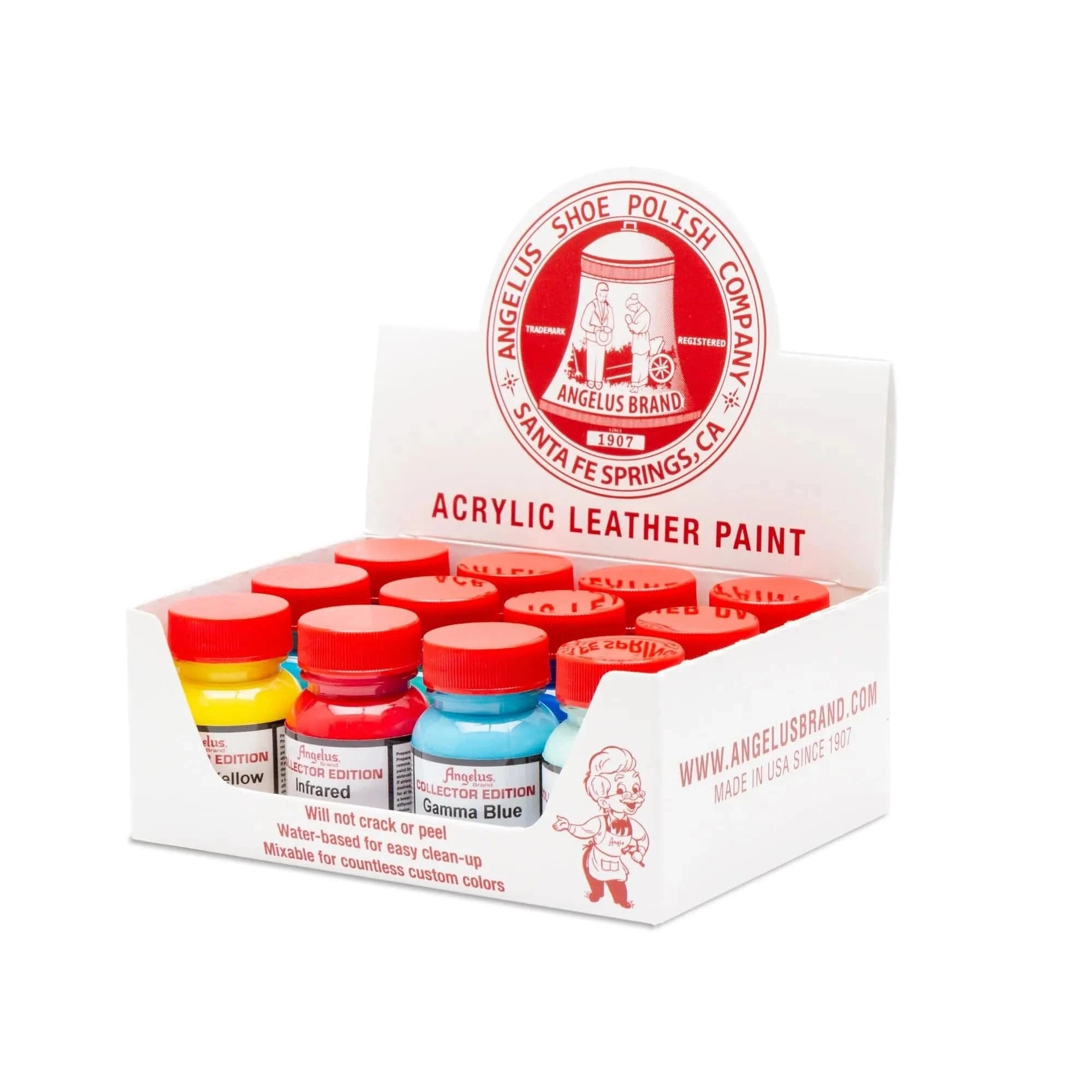 12 Color Collector Edition Assortment Kit - Angelus Direct