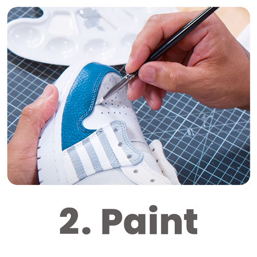 2. Paint painting shoe