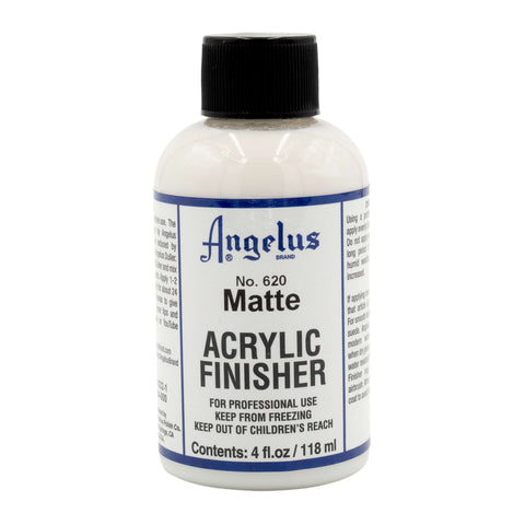 Angelus Brand Acrylic Leather Paint Finisher - Mate No. 620 - 4oz