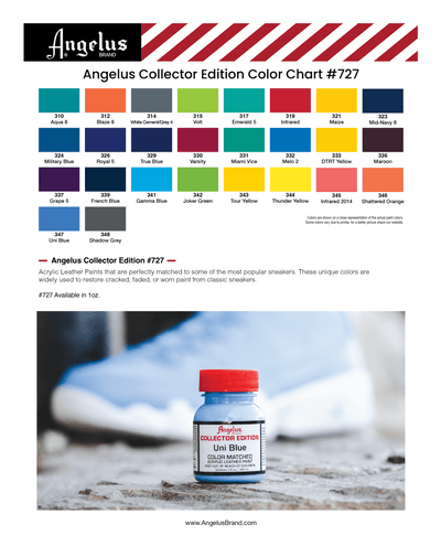 Angelus Color Charts · Angelus Direct