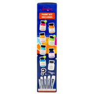 Angelus 13-Piece Y2K Paint Kit for custom shoes and leather art – complete kit with vibrant colors - side of box