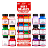 Angelus Acrylic Leather Paint - Best Sellers Kit
