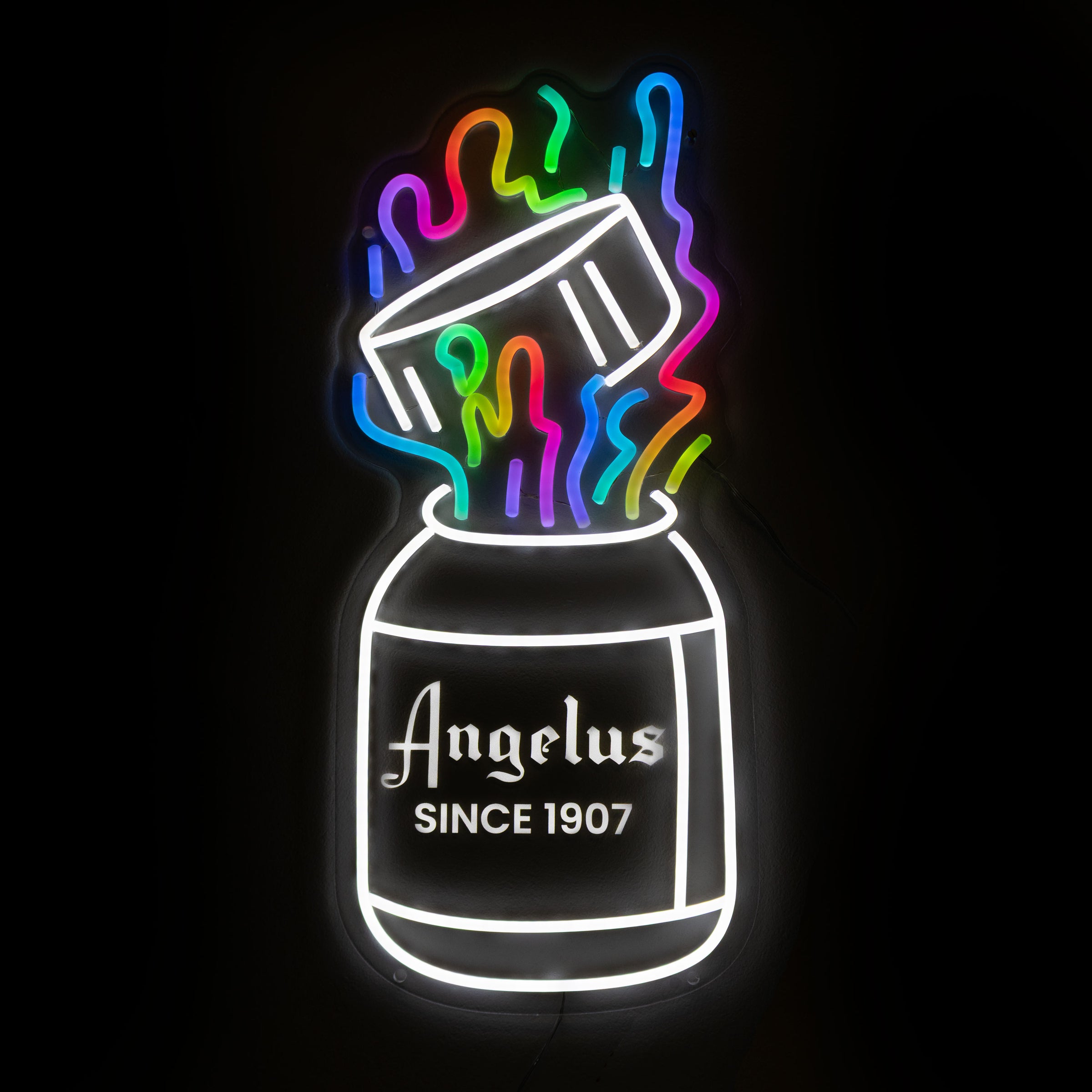 Angelus LED Neon Sign - Paint Bottle