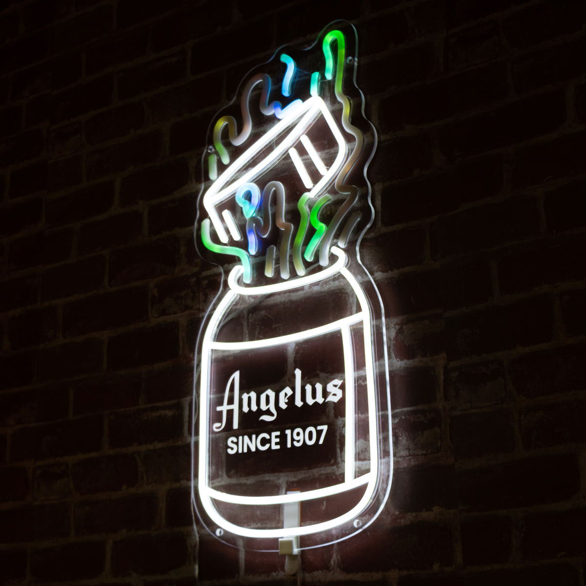 Angelus LED Neon Sign - Paint Bottle