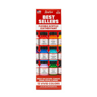 Angelus Direct Angelus Acrylic Leather Paint - Best Sellers Kit 1 oz. Bottles Standard Paint