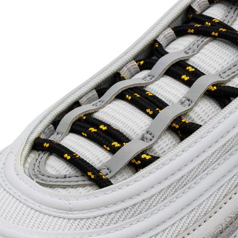 Black/Metallic Gold v2.0 Rope Laces on shoes