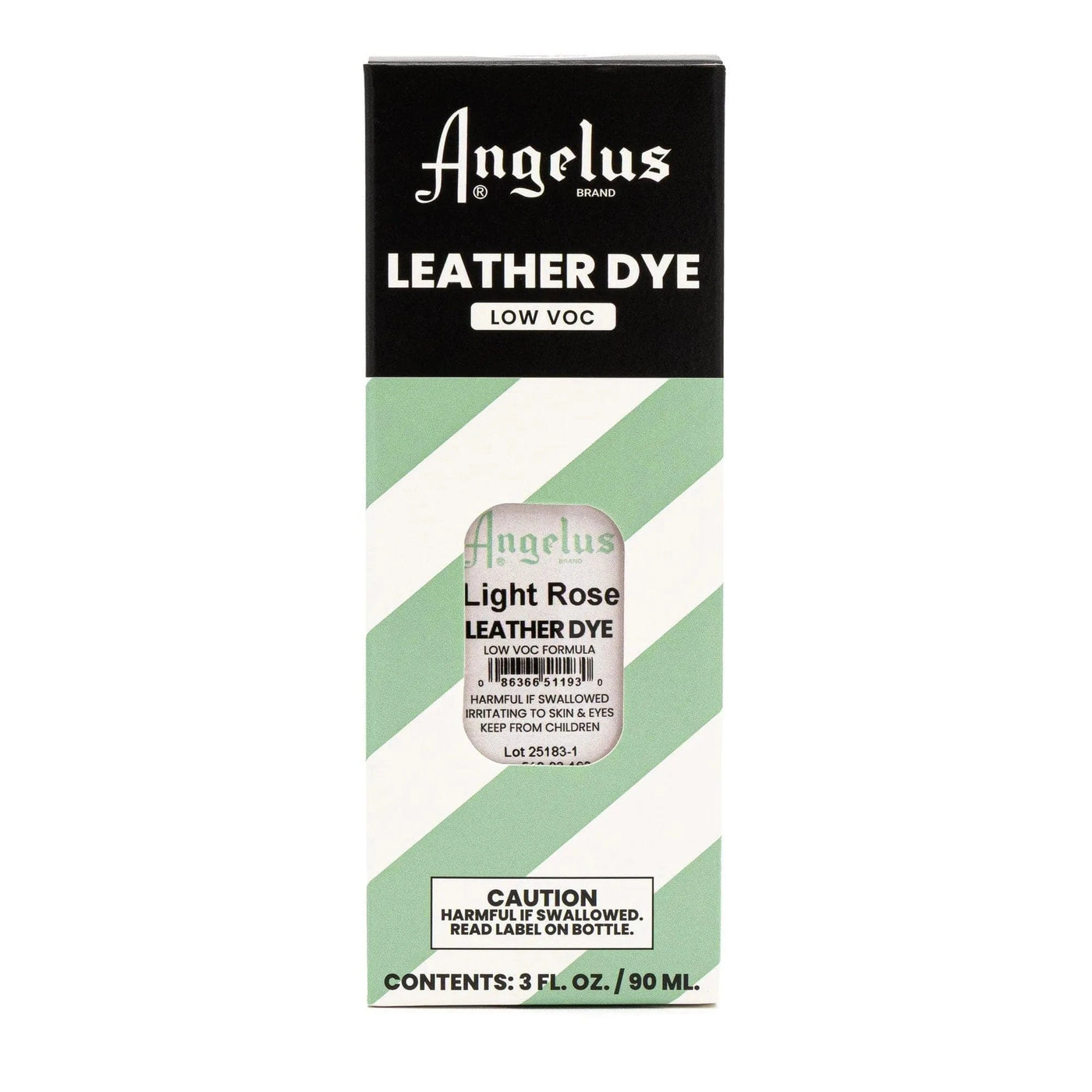 Angelus Direct Light Rose Low VOC Leather Dye 3 oz. Low VOC Leather Dye