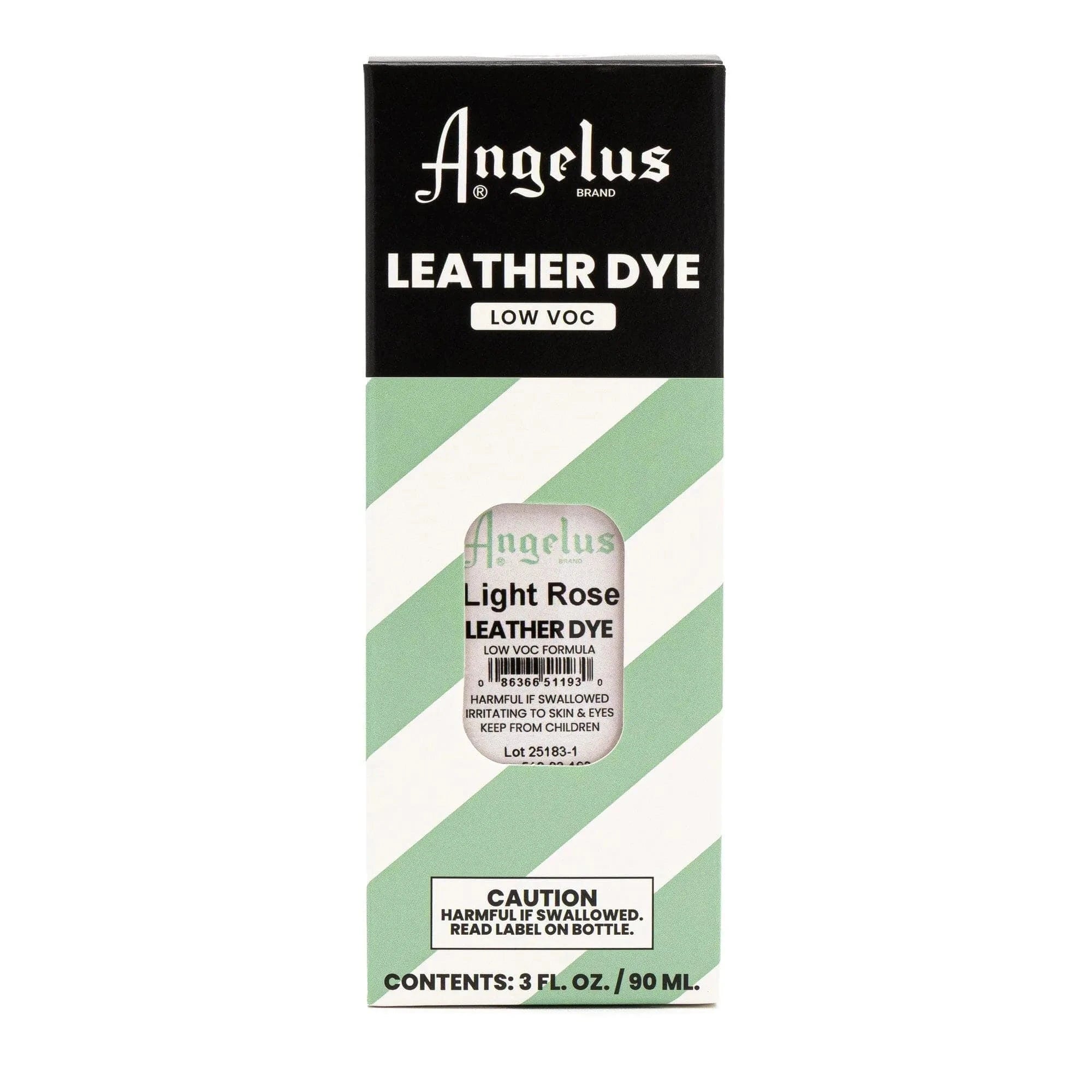 Angelus Direct Light Rose Low VOC Leather Dye 3 oz. Low VOC Leather Dye