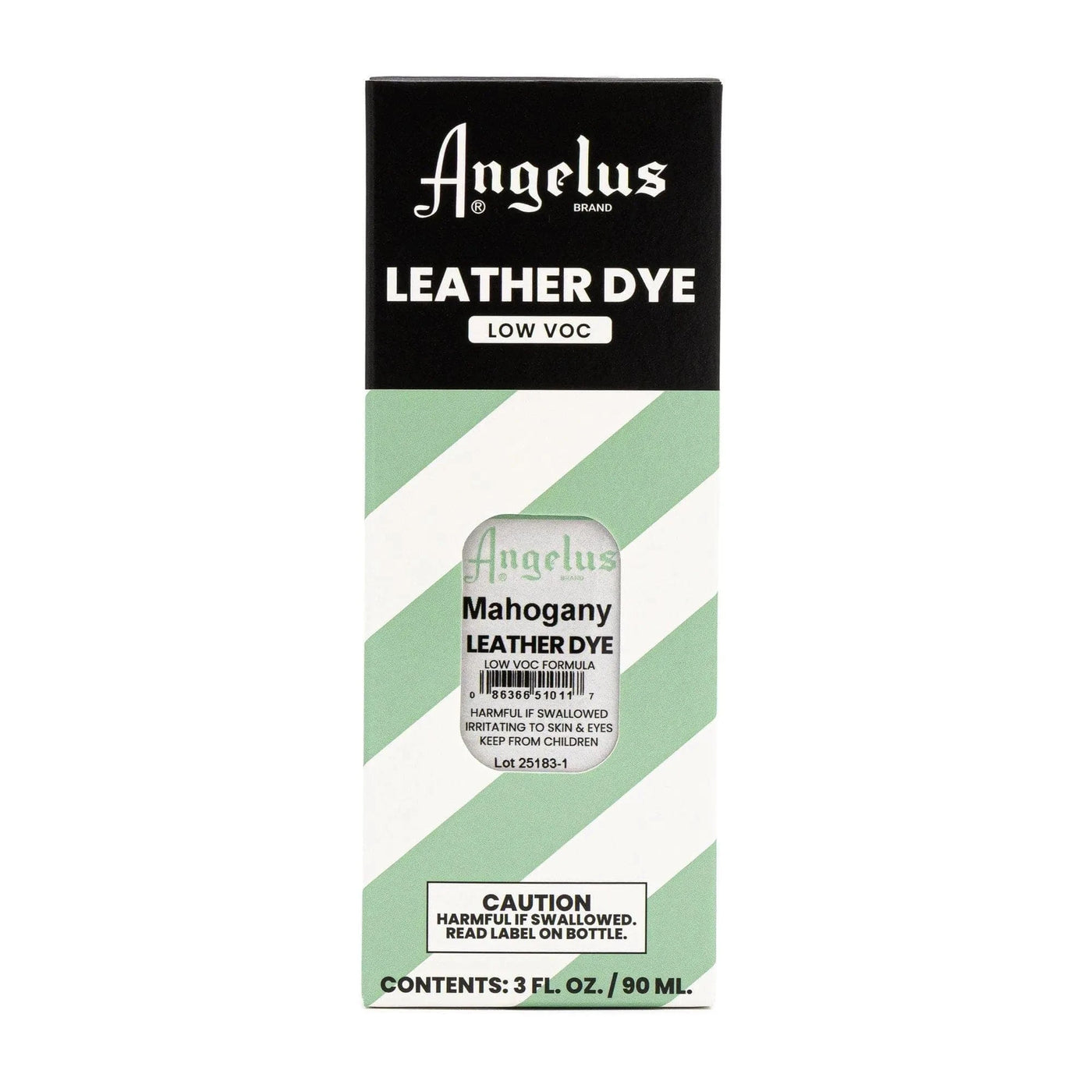 Angelus Direct Mahogany Low VOC Leather Dye 3 oz. Low VOC Leather Dye