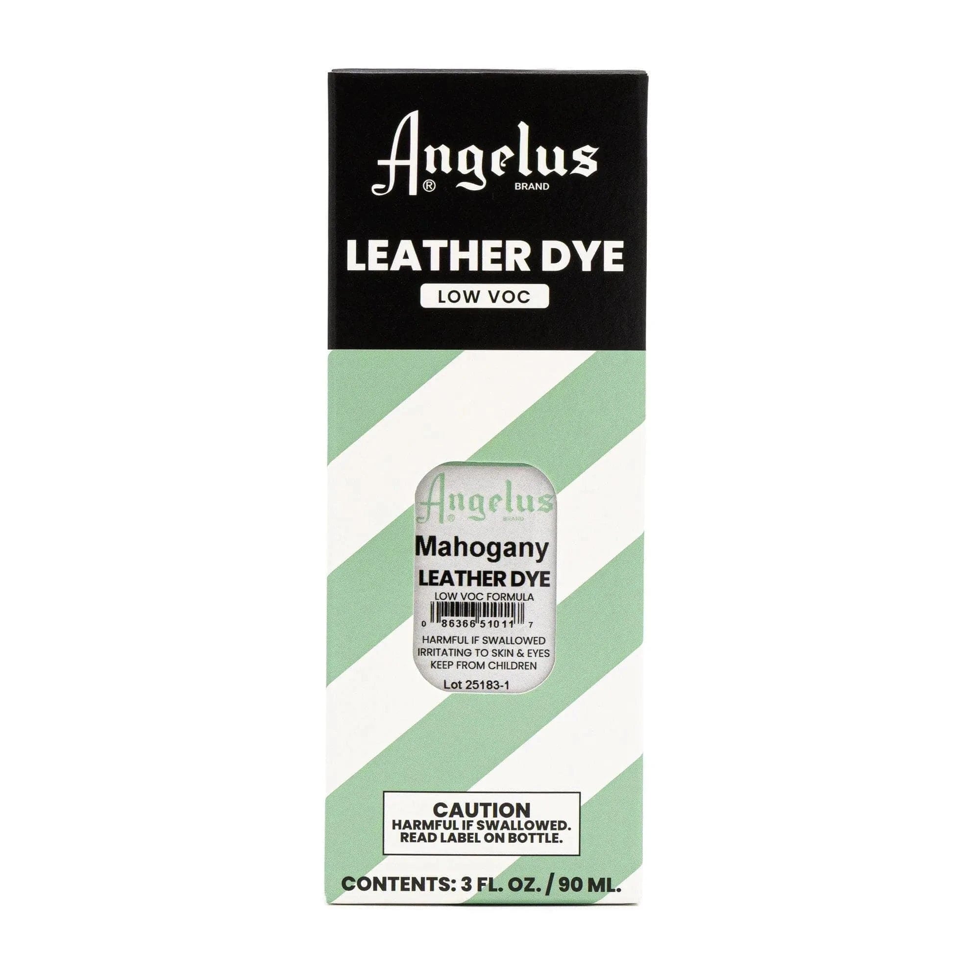Angelus Direct Mahogany Low VOC Leather Dye 3 oz. Low VOC Leather Dye