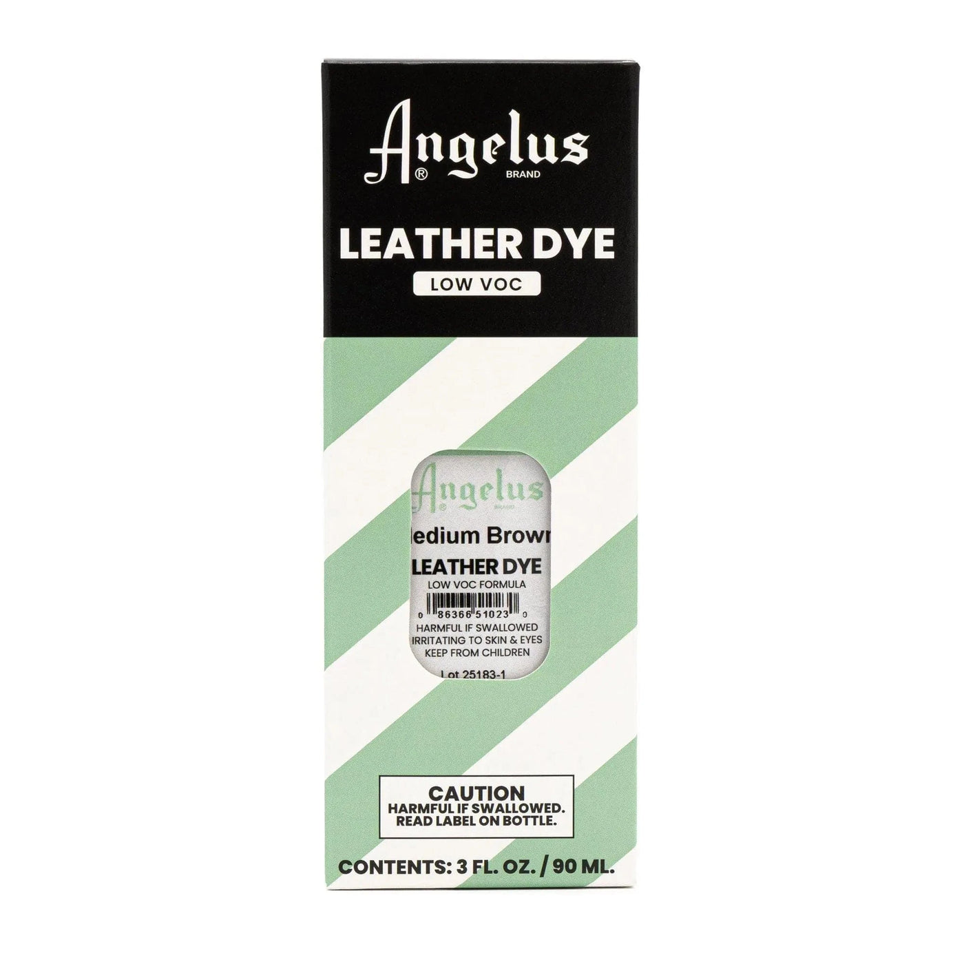 Angelus Direct Medium Brown Low VOC Leather Dye 3 oz. Low VOC Leather Dye